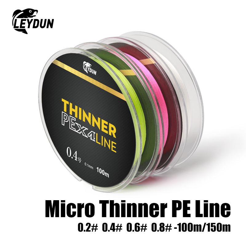 Fishing Equipment Bundle - LEYDUN Micro THINNER Fishing Lines 100m
