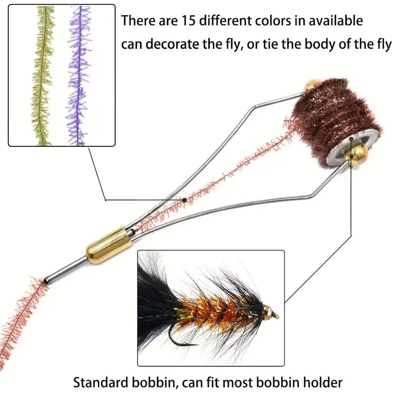 Aventik Fly Fishing Tinsel Che - Fishing Lure ulasan dan harga