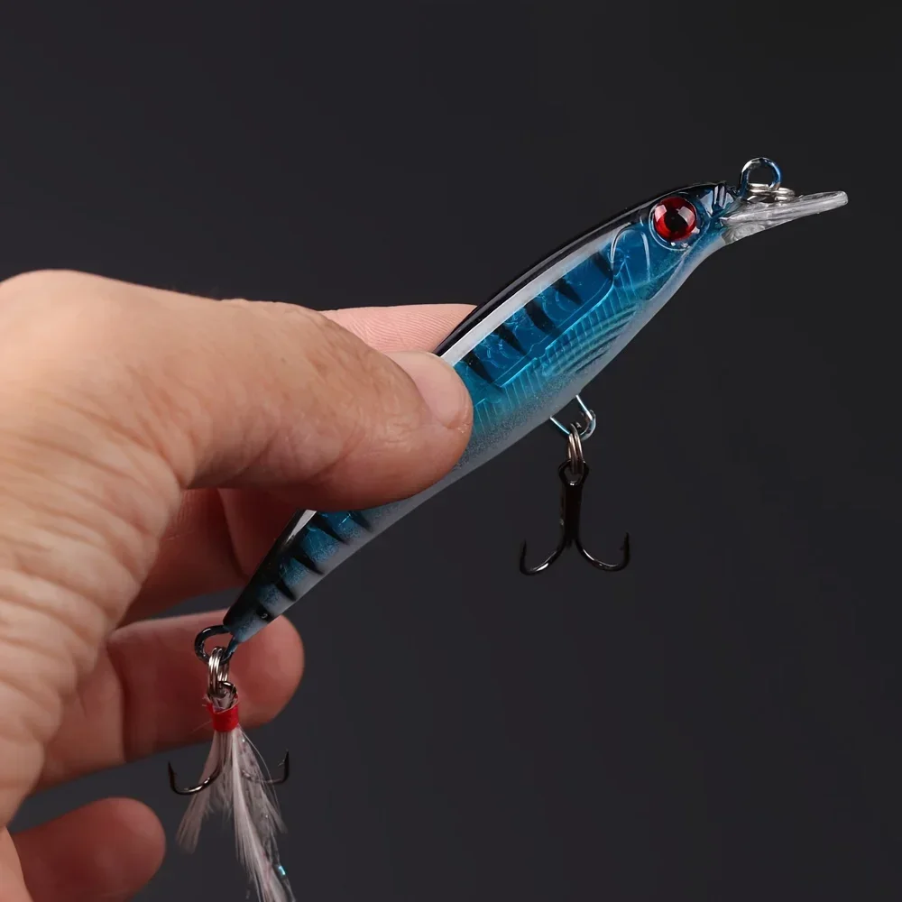 Laser 3D Eyes Bionic Minnow Fi - Fishing Lure ulasan dan harga