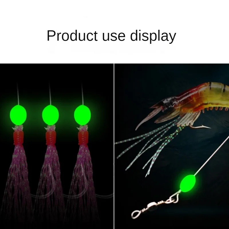100pcs/lot Oval Night Luminous - Fishing Equipment On Sale ulasan dan harga