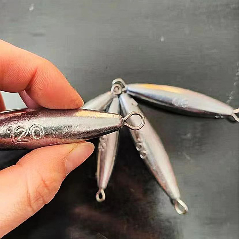 Lead Sinker with 2 Hanging Rin - Fishing Equipment On Sale ulasan dan harga