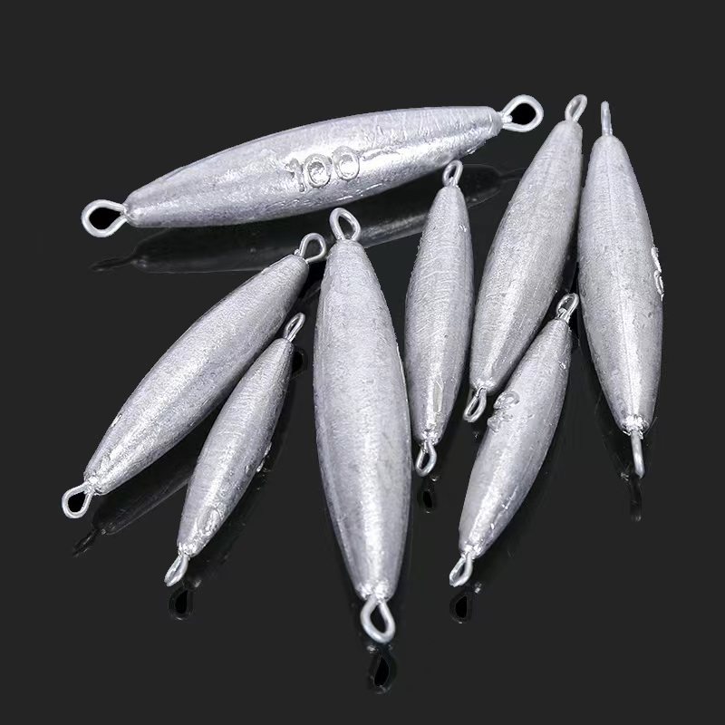 Lead Sinker with 2 Hanging Rin - Fishing Equipment On Sale ulasan dan harga