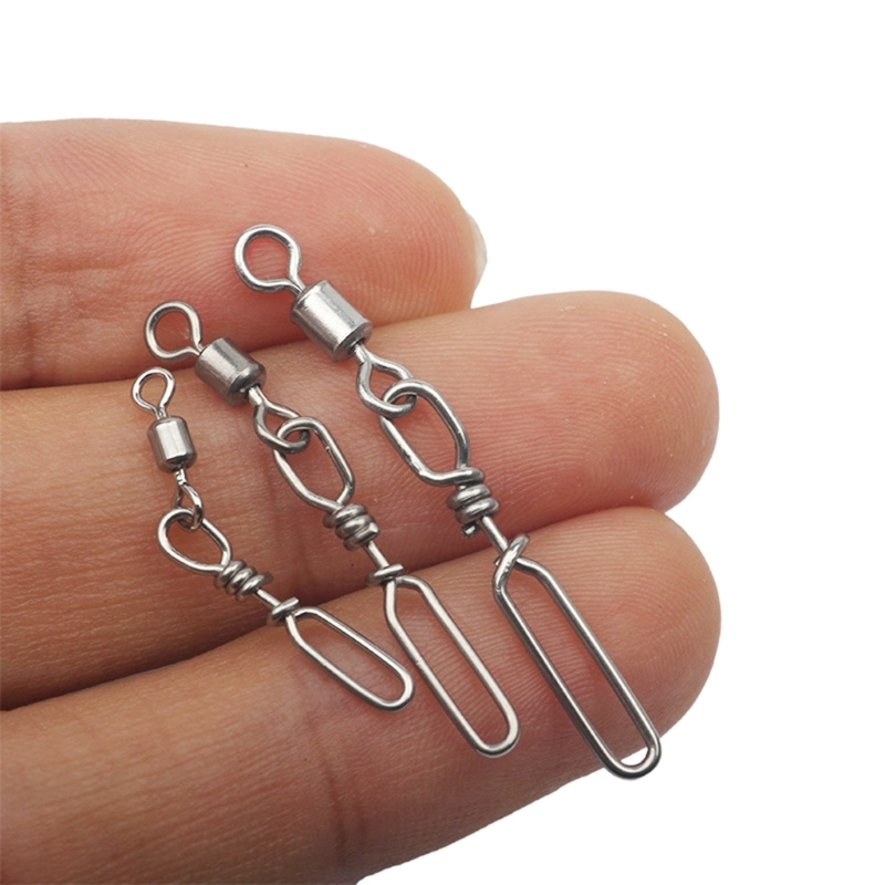 10Pcs Stainless Steel Quick Sn - Fishing Equipment On Sale ulasan dan harga
