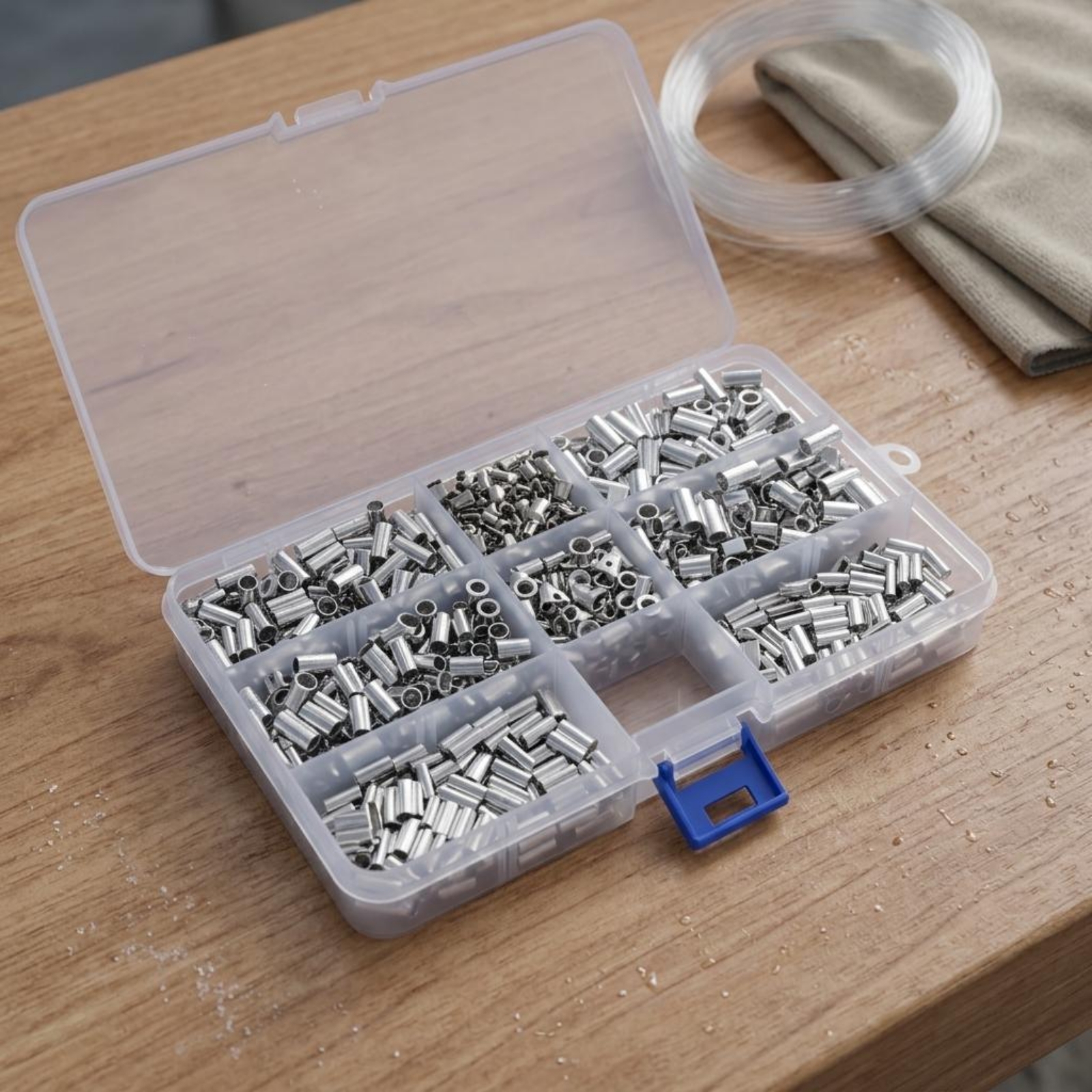 600 Pieces Fishing Line Crimp  - Fishing Line ulasan dan harga