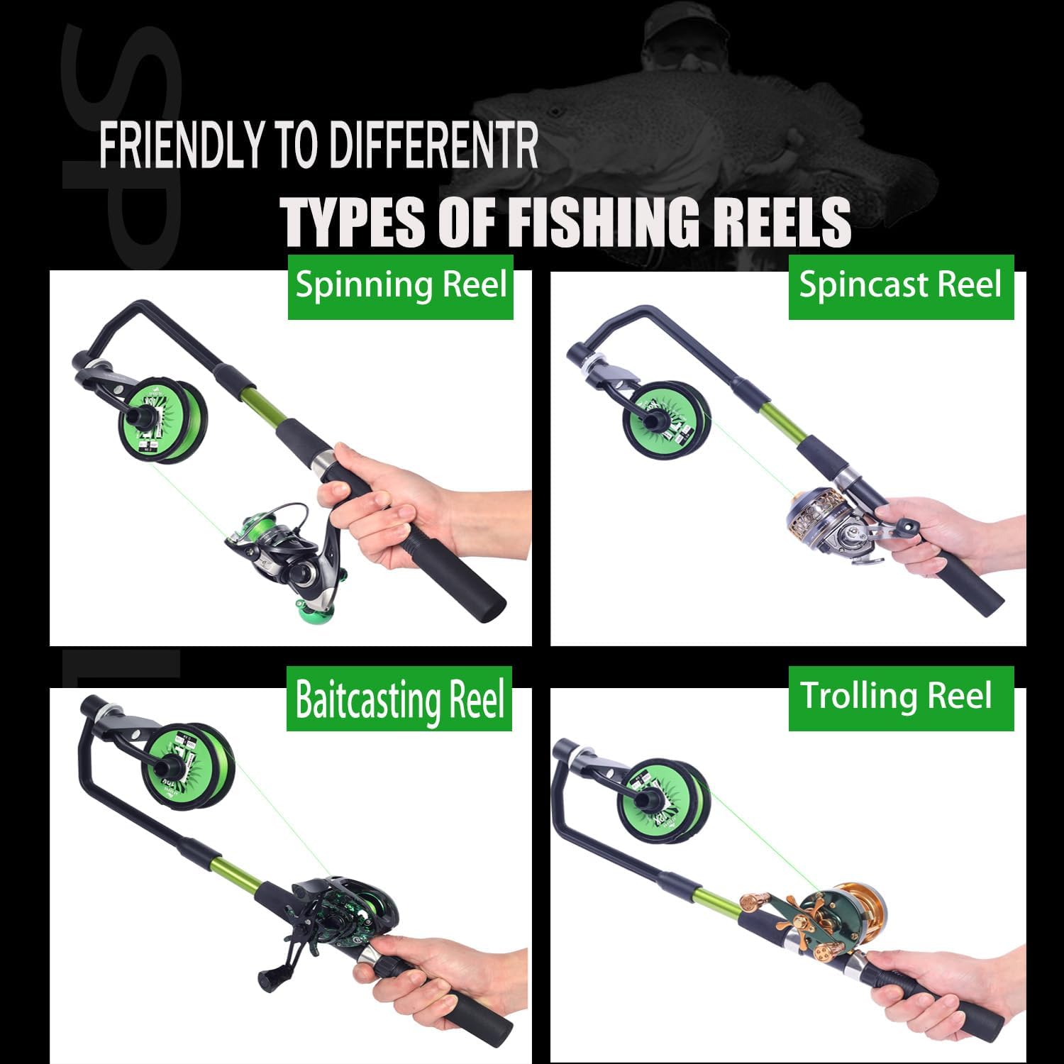 Fishing Line Spooler, Adjustab - Fishing Line ulasan dan harga