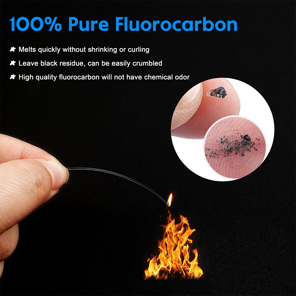 10Pcs Fluorocaron Fishing Lead - Fluorocarbon Line ulasan dan harga