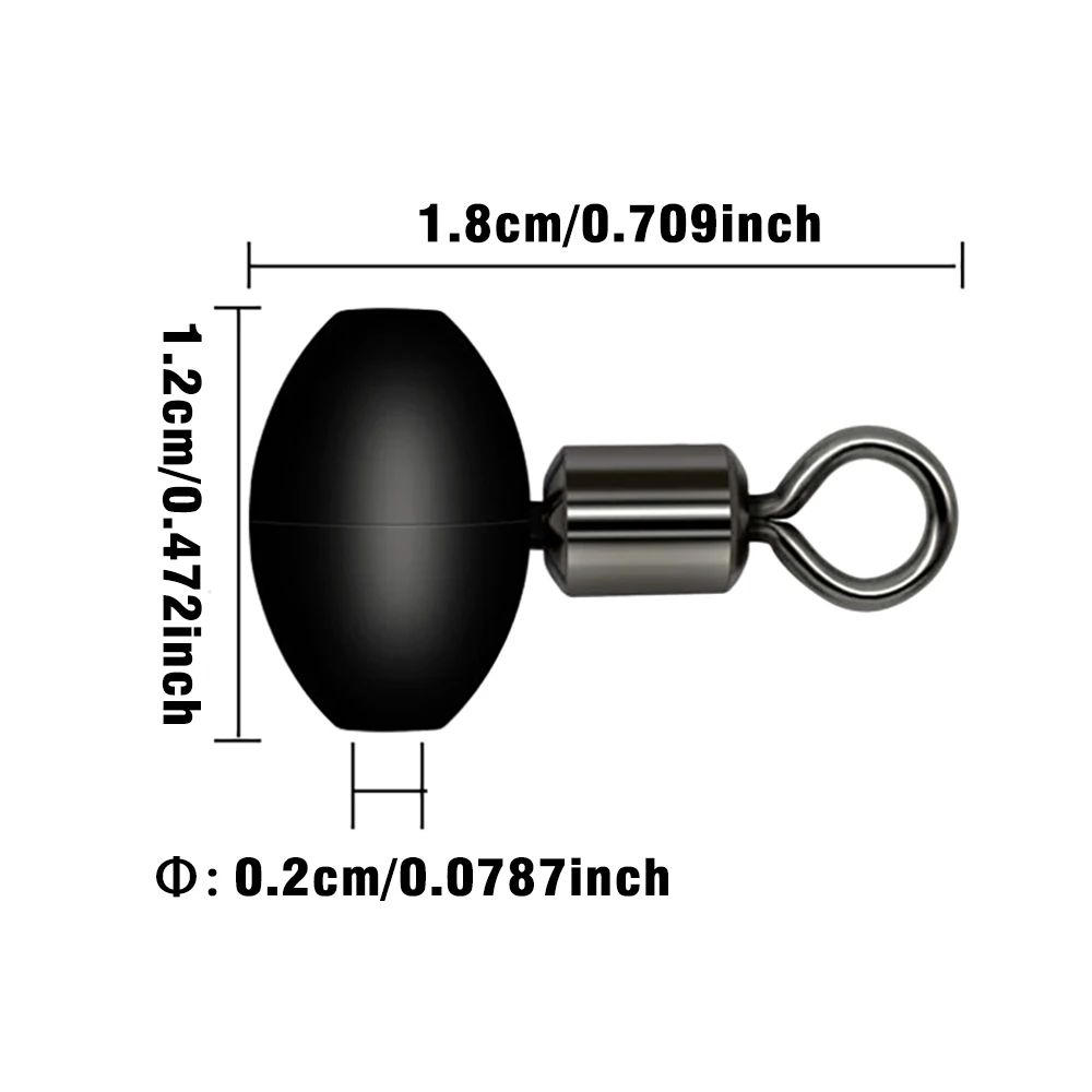 MNFT 10Pcs Pulley Swivel Rig B - Fishing Equipment On Sale ulasan dan harga