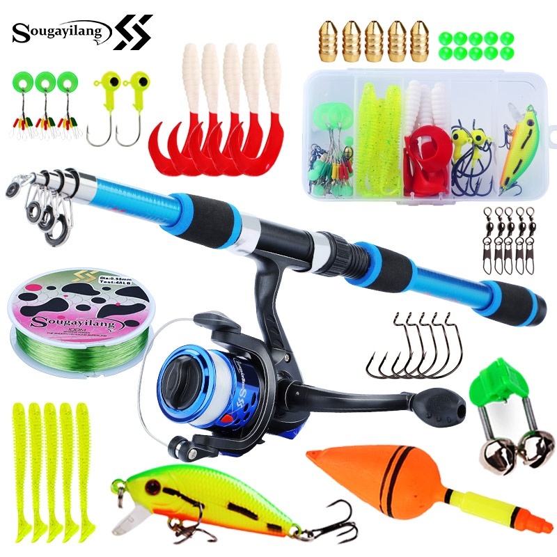 Sougayilang Kids Fishing Pole  - Fishing Equipment Bundle ulasan dan harga