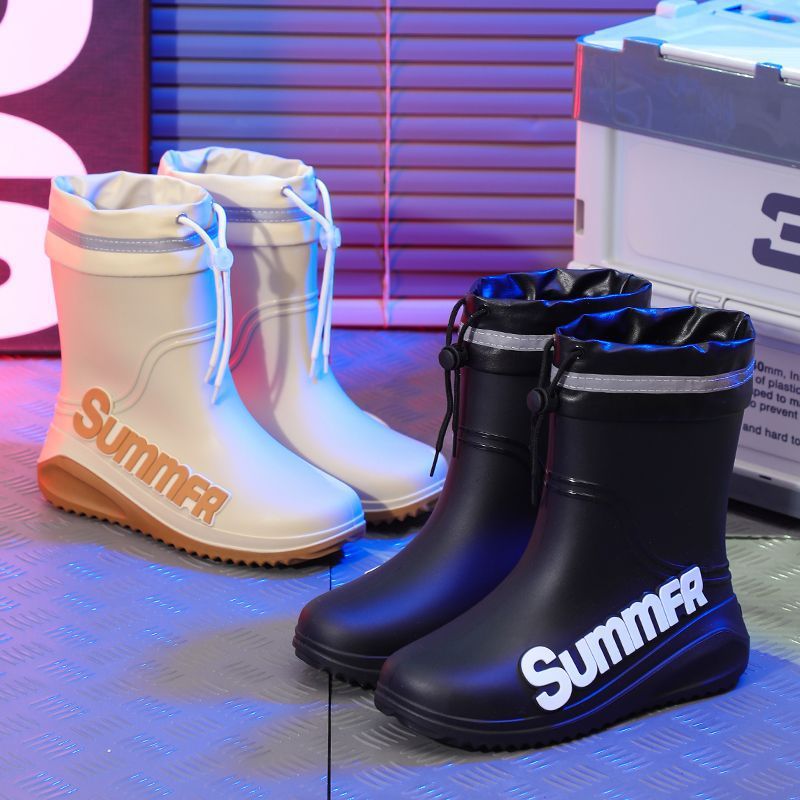 Men's Lined Mid-Calf Rain Boot - Fishing Line ulasan dan harga